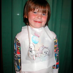 #341 Disposable Children's Bibs